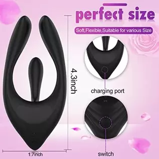 Clitorals Stimulator for Women, Tongue Clitoral Stimulation Sex Toy- Multivibrator and G-Spot Stimulator with 10 Powerful Vibrat Clitorals Stimulator for Women, Tongue Clitoral Stimulation Sex Toy- Multivibrator and G-Spot Stimulator with 10 Powerful Vibrat