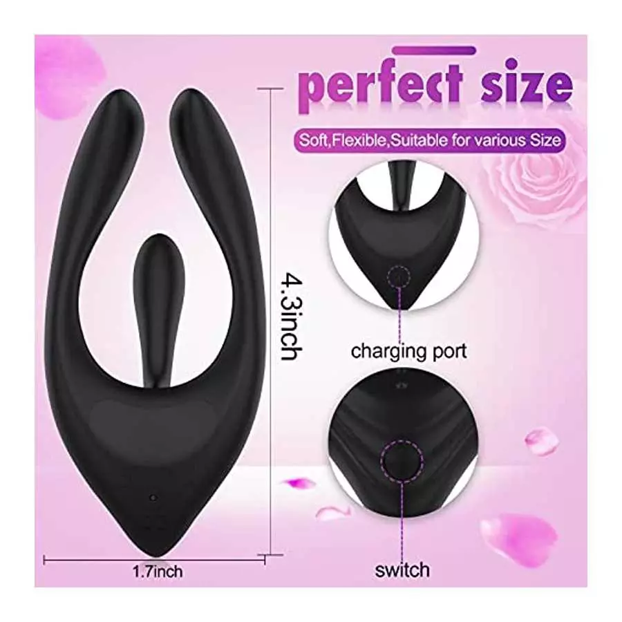 Clitorals Stimulator for Women, Tongue Clitoral Stimulation Sex Toy- Multivibrator and G-Spot Stimulator with 10 Powerful Vibrat