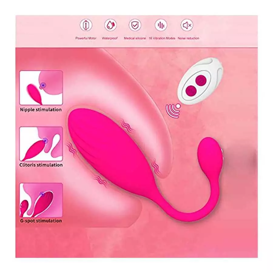 Wearable Vibrator with Remote Control Couples G Spot Sex Toys Clitoral Stimulator Vibrating Egg for Woman Rechargeable and Water