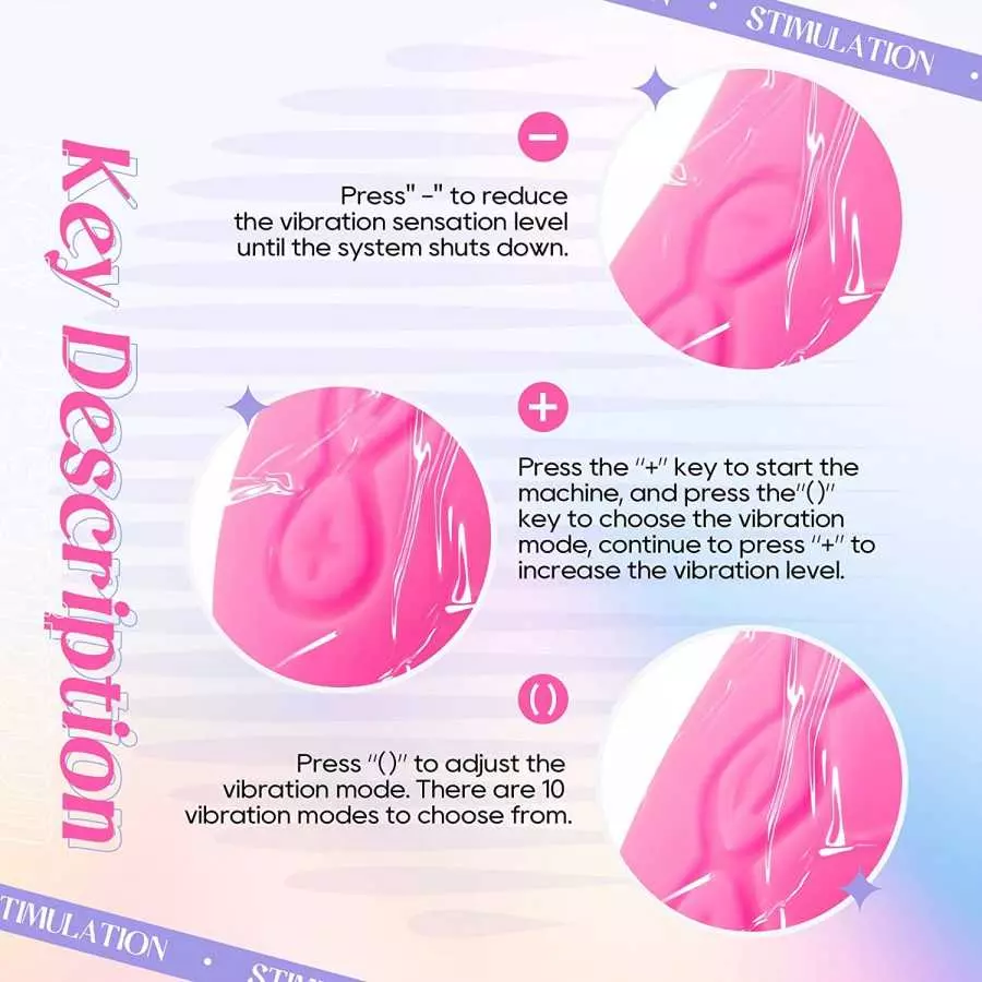 Soulow G Spot Vibrator Dildo with 10 Vibration Modes - Sex Toys for Clitoral Vagina and Anal Stimulation - Adult Sex Toys for Wo