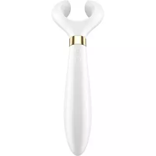 Satisfyer Endless Fun Couple's Vibrator - Multivibrator, Clitoral and G-Spot Stimulation, Partner Toy, Soft Silicone, Rotatable 