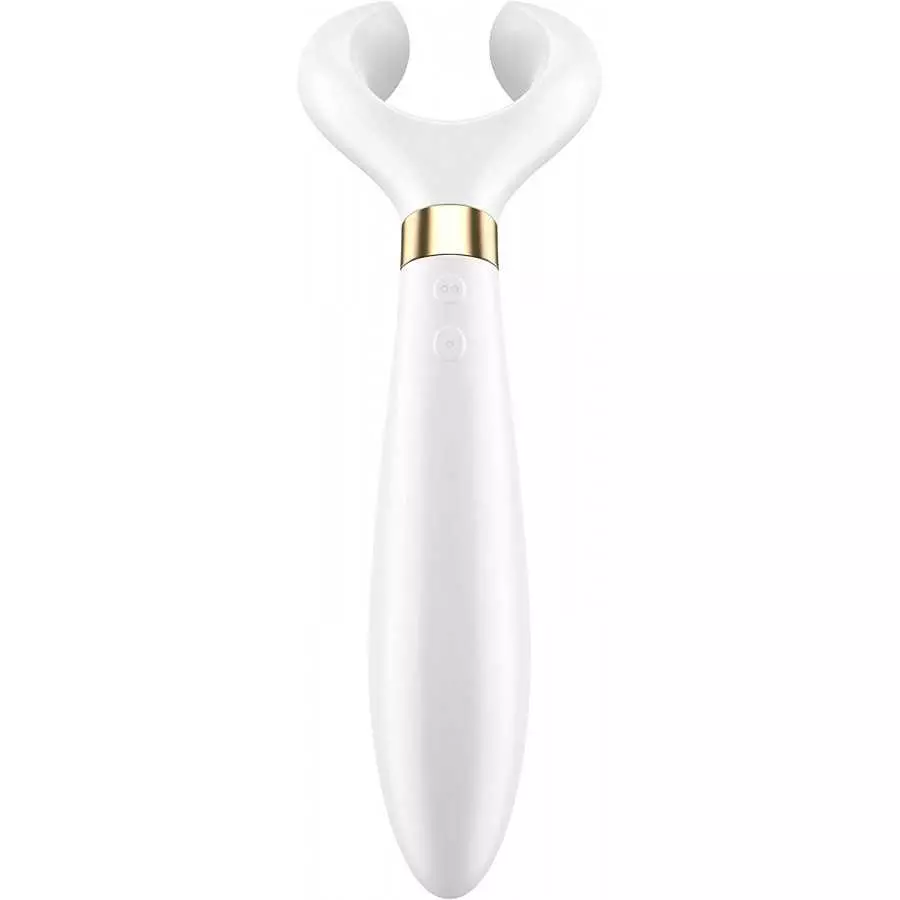 Satisfyer Endless Fun Couple's Vibrator - Multivibrator, Clitoral and G-Spot Stimulation, Partner Toy, Soft Silicone, Rotatable Satisfyer Endless Fun Couple's Vibrator - Multivibrator, Clitoral and G-Spot Stimulation, Partner Toy, Soft Silicone, Rotatable