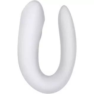 Satisfyer Double Joy Couples Vibrator with App Control - G-Spot and Clitoral Stimulation, Partner Toy, U-Shape, Wearable During Satisfyer Double Joy Couples Vibrator with App Control - G-Spot and Clitoral Stimulation, Partner Toy, U-Shape, Wearable During