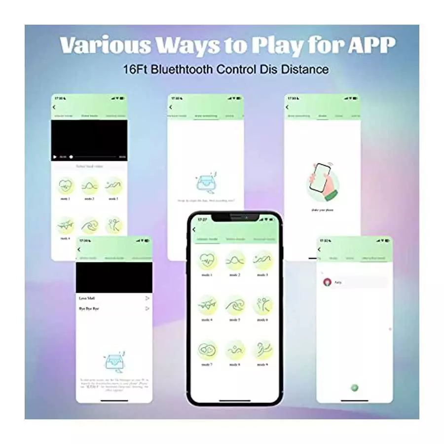 Strapless Strap-on Dildo Vibrators, Adult Sex Toys for Women,Lesbian with 9 Vibrating Modes, App Control Double Ended Vibrator, 