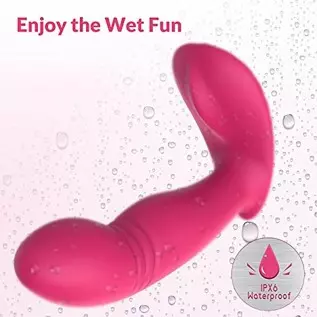 Intense Wearable Vibrator with Bendable Head - BOMBEX Lucas, Discreet Quiet Panty Vibrator with Remote G Spot & Clitorals Stimul Intense Wearable Vibrator with Bendable Head - BOMBEX Lucas, Discreet Quiet Panty Vibrator with Remote G Spot & Clitorals Stimul