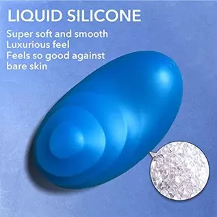 Clitoris Vibrator with Thread Tip - Limorui, Mini Vibrator Clit, Liquid Silicone Clitoral Stimulator, Powerful Nipple Vibrator, 