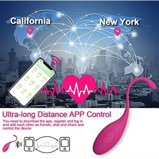 LUSH 3 ROSE Bullet Vibrator, APP Controlled Wearable G-Spot Vibrator for Women & Couples - Rechargerable Adult Sex Toys with 10 LUSH 3 ROSE Bullet Vibrator, APP Controlled Wearable G-Spot Vibrator for Women & Couples - Rechargerable Adult Sex Toys with 10