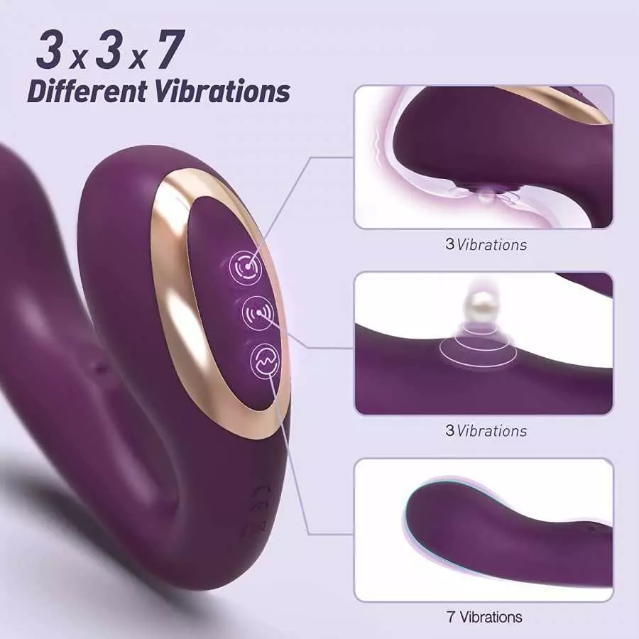 G Spot Clitoral Vibrator for Clit and Vagina Stimulation,Rechargeable Dildo Vibrator with Multi Powerful Vibrations. Adult Sex T