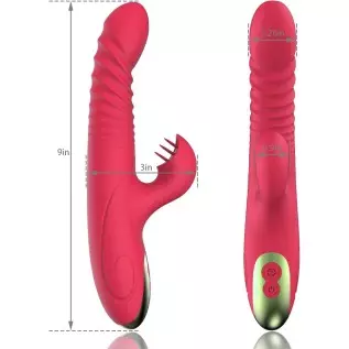 Thrusting Vibrator for Women with 8 Vibration & 7 Thrusting Sex Toys ,Vibrating Dildo for Women with G Spot Clitoral Stimulator, Thrusting Vibrator for Women with 8 Vibration & 7 Thrusting Sex Toys ,Vibrating Dildo for Women with G Spot Clitoral Stimulator,