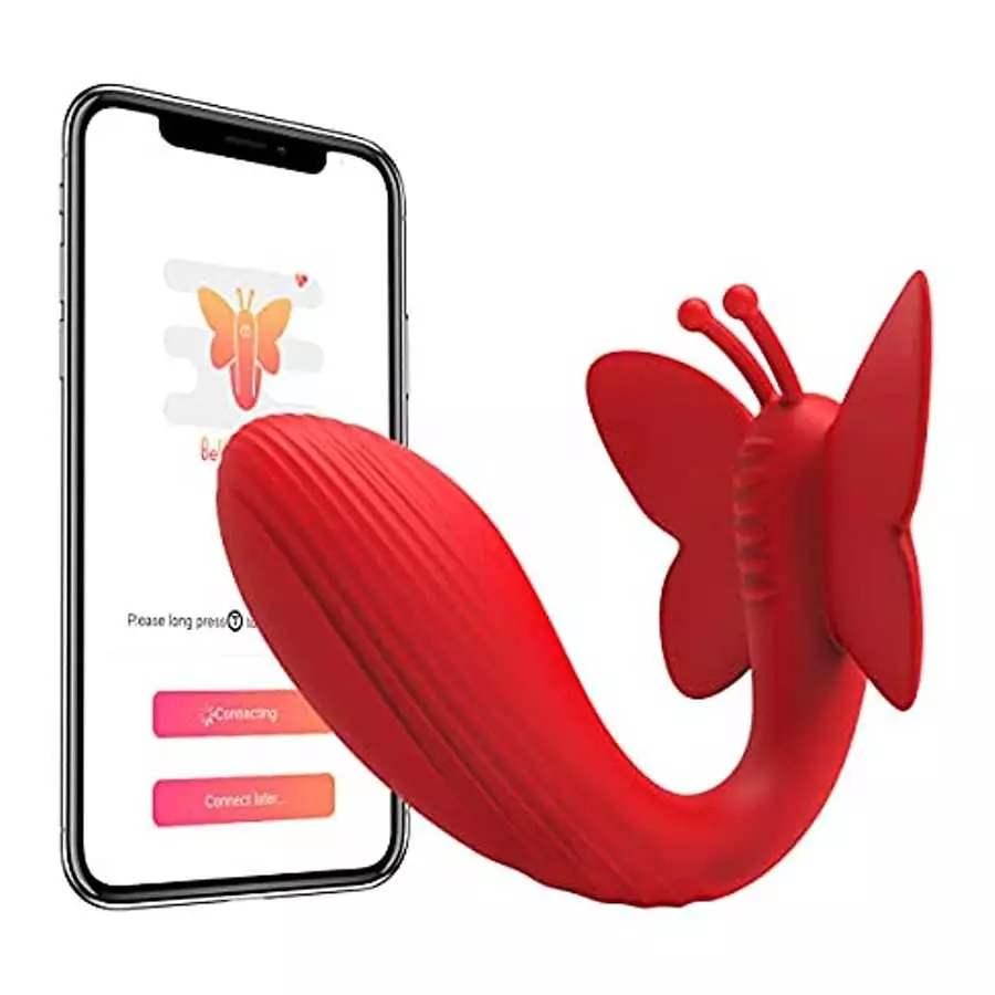 ToyCod Wearable Couple Vibrator with APP Remote Control, G-spot Clitoral Vibrator for Women, Wireless Butterfly Vibrator with 11 ToyCod Wearable Couple Vibrator with APP Remote Control, G-spot Clitoral Vibrator for Women, Wireless Butterfly Vibrator with 11