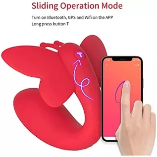 ToyCod Wearable Couple Vibrator with APP Remote Control, G-spot Clitoral Vibrator for Women, Wireless Butterfly Vibrator with 11 ToyCod Wearable Couple Vibrator with APP Remote Control, G-spot Clitoral Vibrator for Women, Wireless Butterfly Vibrator with 11