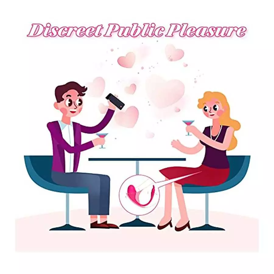 Adult Sex Toys Women Sex Toy-Wearable Panty Couple Vibrator Dildo with 10 Vibrations, Long Distance Vibe Rechargeable Vibrating 