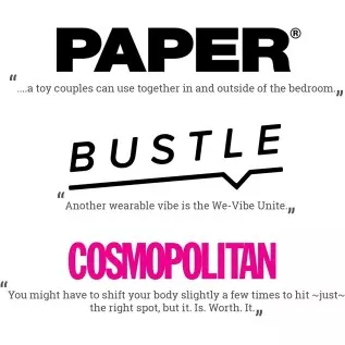 We-Vibe Unite Remote Couples Vibrator - Vibrating Sex Toy for Couples - G-spot and Clitoris Stimulation - Waterproof - Remote Co We-Vibe Unite Remote Couples Vibrator - Vibrating Sex Toy for Couples - G-spot and Clitoris Stimulation - Waterproof - Remote Co