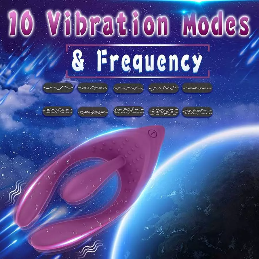 Clitorals Stimulator for Women, Tongue Clitoral Stimulation Sex Toy- Multivibrator and G-Spot Stimulator with 10 Powerful Vibrat