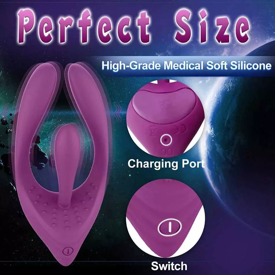 Clitorals Stimulator for Women, Tongue Clitoral Stimulation Sex Toy- Multivibrator and G-Spot Stimulator with 10 Powerful Vibrat
