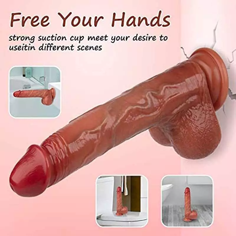 9 inch Thrusting Dildo Vibrator Sex Toys for Women, Vibrator Adult Sex Toys Realistic Vibrating Dildos with 3 Thrusting & Rotati