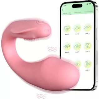 FVLFIL G-spot Vibrator with APP and Bluetooth Remote Control,Rechargerable Adult Sex Toys 10 Vibrations, Long Distance Bluetooth