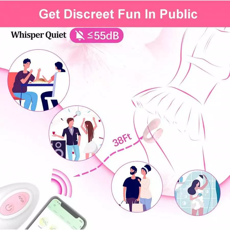 FVLFIL G-spot Vibrator with APP and Bluetooth Remote Control,Rechargerable Adult Sex Toys 10 Vibrations, Long Distance Bluetooth