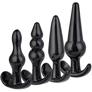 BORUITE Anal Plugs Adult Sensory Toys, Vaginal Expander Butt Plug Vaginal Dilator SM Speculum, Upgrade Pussy Clamp Plug Fetish M