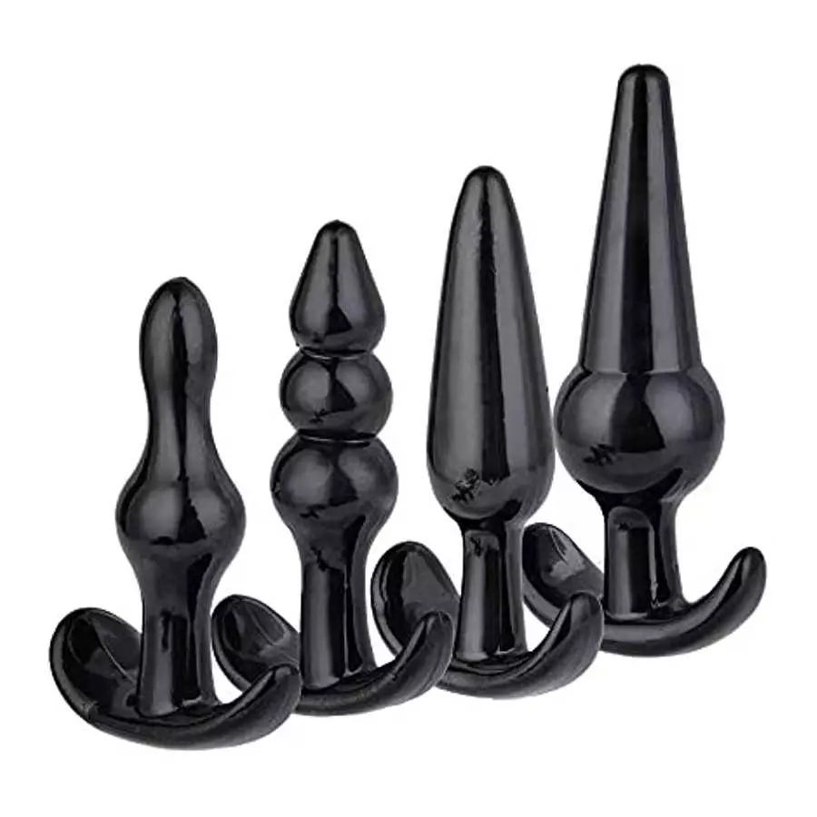BORUITE Anal Plugs Adult Sensory Toys, Vaginal Expander Butt Plug Vaginal Dilator SM Speculum, Upgrade Pussy Clamp Plug Fetish M