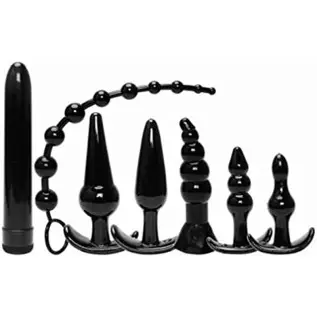 BORUITE Anal Plugs Adult Sensory Toys, Vaginal Expander Butt Plug Vaginal Dilator SM Speculum, Upgrade Pussy Clamp Plug Fetish M