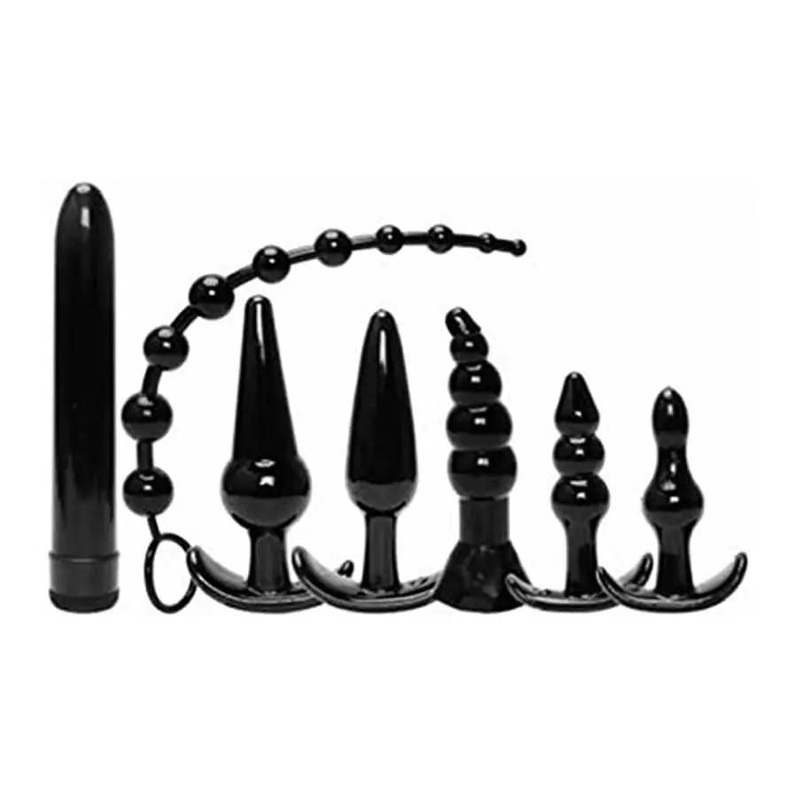 BORUITE Anal Plugs Adult Sensory Toys, Vaginal Expander Butt Plug Vaginal Dilator SM Speculum, Upgrade Pussy Clamp Plug Fetish M