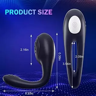 Vibrating Cock Ring Couple Vibrator - Penis Rings Adult Sex Toys for Men, 7 Vibration Modes Remote Control Silicone Panty Vibrat