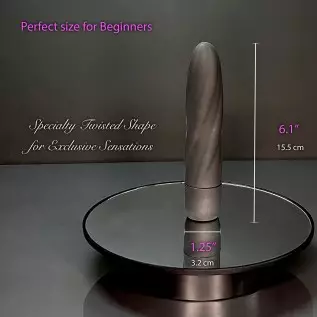 Twist Vibe Textured Silicone Vibrator for Vagina G Spot Clitoris Stimulation 10 Function Vibrator Smooth Touch Waterproof Quiet 