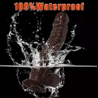 9.7 Inch Realistic Dildo with Suction Cup Dual-Layered Vibrating Penis for Vaginal G-spot and Anal Stimulatio, 8 Vibrating& 2 Ro 9.7 Inch Realistic Dildo with Suction Cup Dual-Layered Vibrating Penis for Vaginal G-spot and Anal Stimulatio, 8 Vibrating& 2 Ro