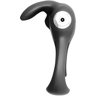 VeDO Thunder Bunny Rechargeable Vibrating Couples C-Ring, Clitoral Stimulation (Black Pearl)