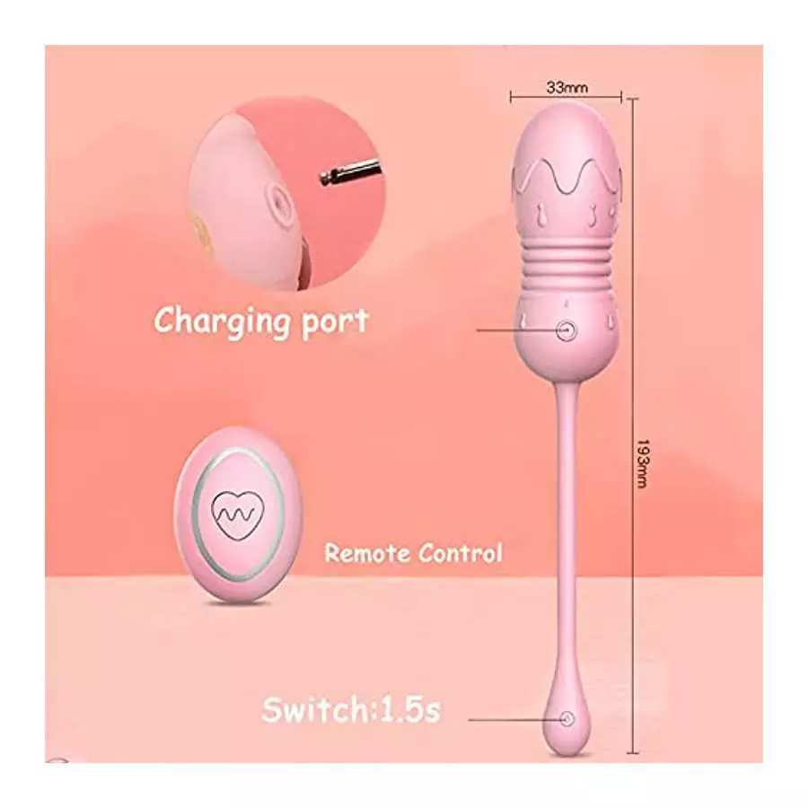 2023 New Female Remote Control Vibrator for Women Kegel Ball Rechargeable Massager for Woman Pleasure Vibrating Sex Toys