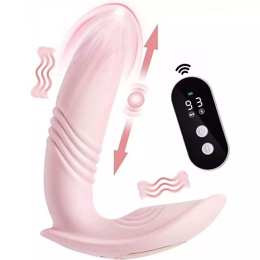 Sex Toys Dildo Vibrator for Adult Woman, LCD Remote Control Vibe Wearable Thrusting Vibrating Clitoralis Stimulator Sexual Pleas Sex Toys Dildo Vibrator for Adult Woman, LCD Remote Control Vibe Wearable Thrusting Vibrating Clitoralis Stimulator Sexual Pleas