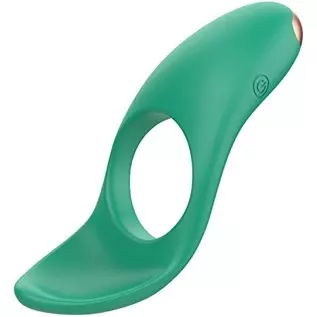 Couple Vibrator for Clitoris and Anal Stimulation with 7 Vibration Modes, Rechargeable Vibrating Cock Ring Penis Ring, Waterproo