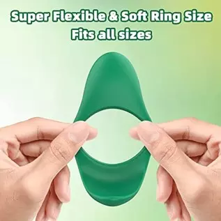Couple Vibrator for Clitoris and Anal Stimulation with 7 Vibration Modes, Rechargeable Vibrating Cock Ring Penis Ring, Waterproo Couple Vibrator for Clitoris and Anal Stimulation with 7 Vibration Modes, Rechargeable Vibrating Cock Ring Penis Ring, Waterproo