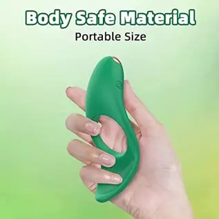 Couple Vibrator for Clitoris and Anal Stimulation with 7 Vibration Modes, Rechargeable Vibrating Cock Ring Penis Ring, Waterproo Couple Vibrator for Clitoris and Anal Stimulation with 7 Vibration Modes, Rechargeable Vibrating Cock Ring Penis Ring, Waterproo