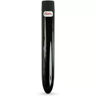 Simple Vibrating Dildo Multispeed Smooth Black