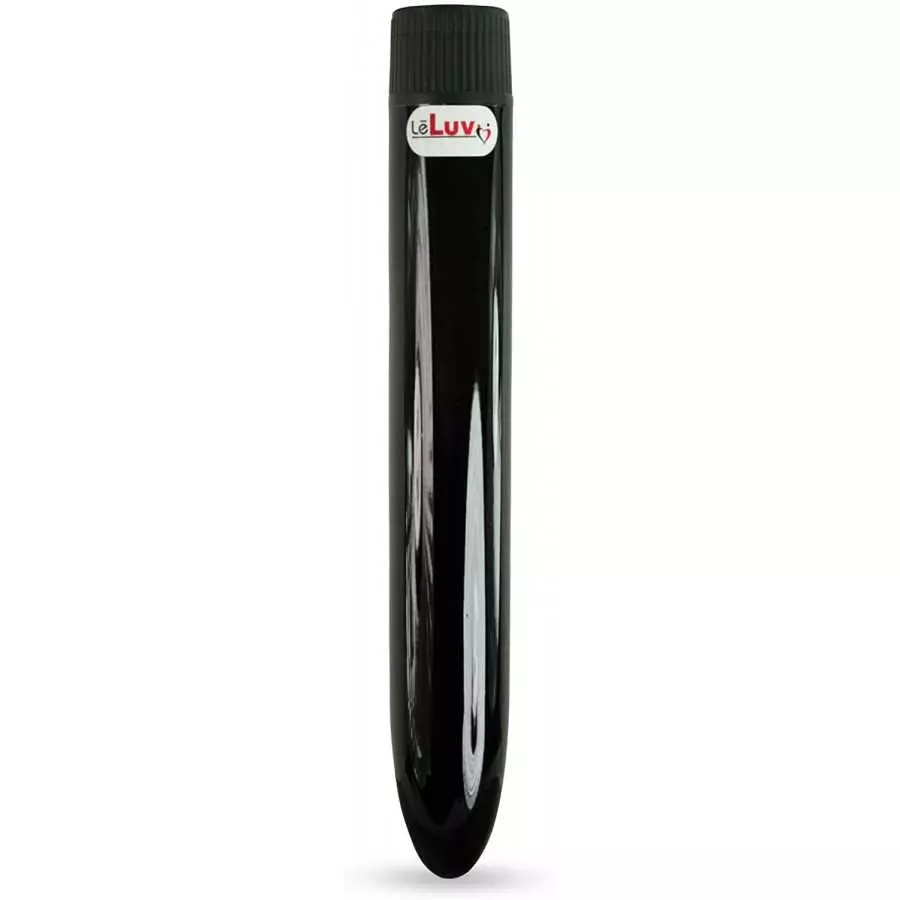 Simple Vibrating Dildo LeLuv Multispeed LeLuv Smooth Black Simple Vibrating Dildo LeLuv Multispeed LeLuv Smooth Black