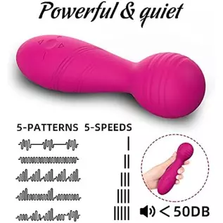 Vibrator for Women, Rose Sex Toy for Clitoral Stimulator, Wireless Sextoy, Quiet & Waterproof Clitoris Wand Massager