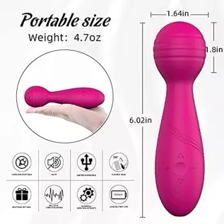 Vibrator for Women, Rose Sex Toy for Clitoral Stimulator, Wireless Sextoy, Quiet & Waterproof Clitoris Wand Massager