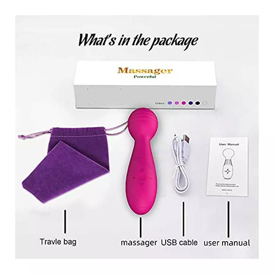 Vibrator for Women, Rose Sex Toy for Clitoral Stimulator, Wireless Sextoy, Quiet & Waterproof Clitoris Wand Massager