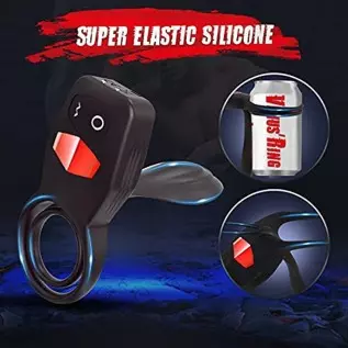 3 in 1 Dual Cock Ring with Tougue G Spot Vibrator and Flapping Clitoral Stimulator, Vibrating Penis Ring Couple Vibrator 8 Vibra 3 in 1 Dual Cock Ring with Tougue G Spot Vibrator and Flapping Clitoral Stimulator, Vibrating Penis Ring Couple Vibrator 8 Vibra