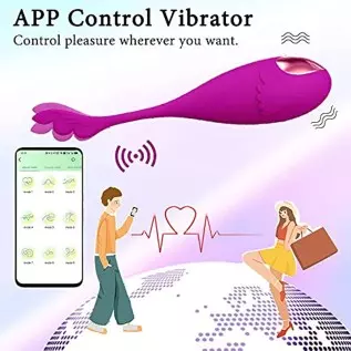 Vibrating APP Control G-spot Egg Vibrator, Xfunneer Vaginal Anal Stimulator Massager for Women Solo Play Masturbation Orgasm, Wa Vibrating APP Control G-spot Egg Vibrator, Xfunneer Vaginal Anal Stimulator Massager for Women Solo Play Masturbation Orgasm, Wa
