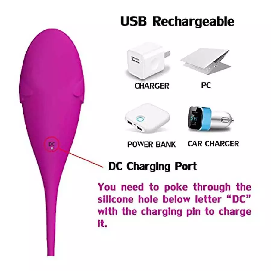 Vibrating APP Control G-spot Egg Vibrator, Xfunneer Vaginal Anal Stimulator Massager for Women Solo Play Masturbation Orgasm, Wa