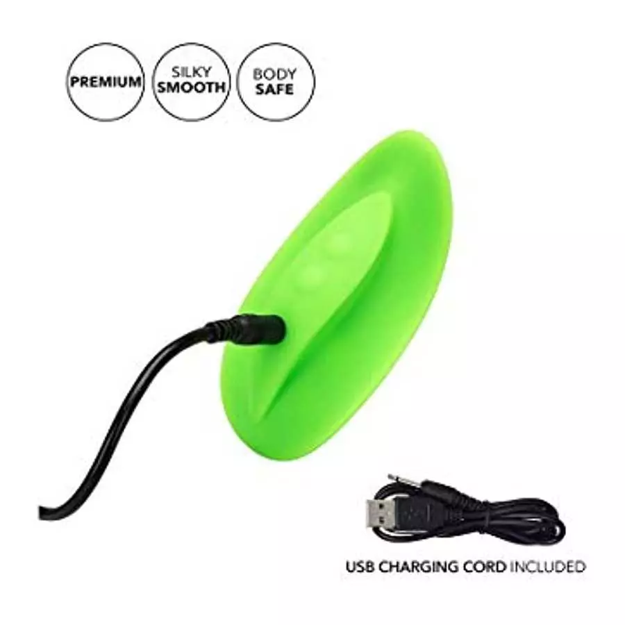 CalExotics Mini Marvels Marvelous Teaser – Silicone Waterproof Compact Massager Vibrator – 10 Function Rechargeable Vibe – Adult