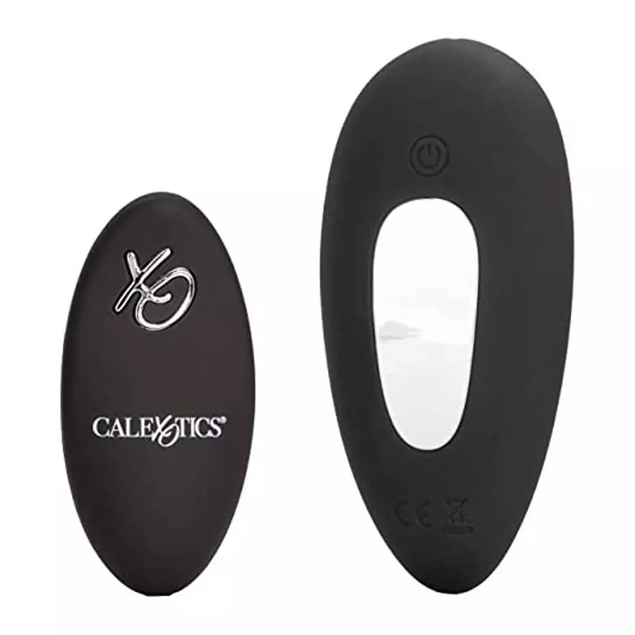 CalExotics Silicone Remote Panty Pleaser Vibrator – Waterproof Adult Sex Toys for Couples – 12 Vibe Function Massager - Black