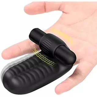 Dicxmen Bullet Vibrator Finger Sleeve Vibrator G-Spot Orgasm Massage Clit Stimulate Female Masturbator Vibrator Lesbian Sex Toys