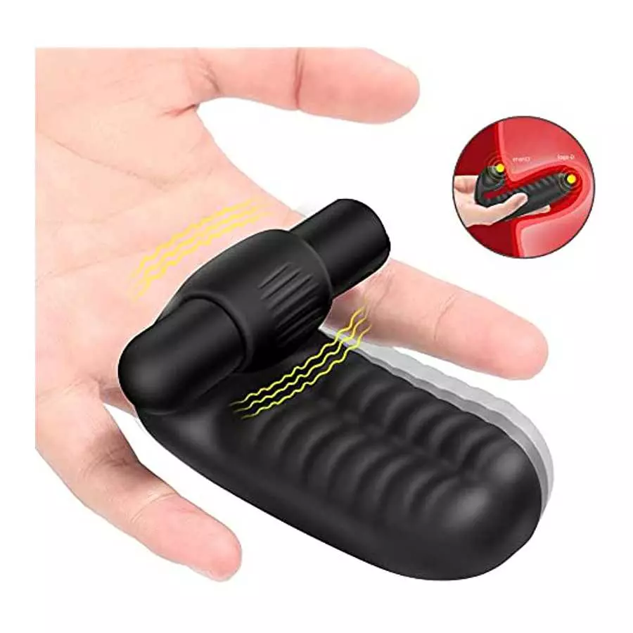 Dicxmen Bullet Vibrator Finger Sleeve Vibrator G-Spot Orgasm Massage Clit Stimulate Female Masturbator Vibrator Lesbian Sex Toys