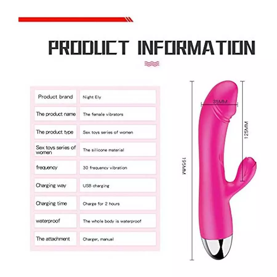 WD2819 G Spot Bullet Vibrator - Clit Waterproof Vibes for Women 10 Vibrations Clitoris Massagers Adult Female Sex Toys,Rechargea