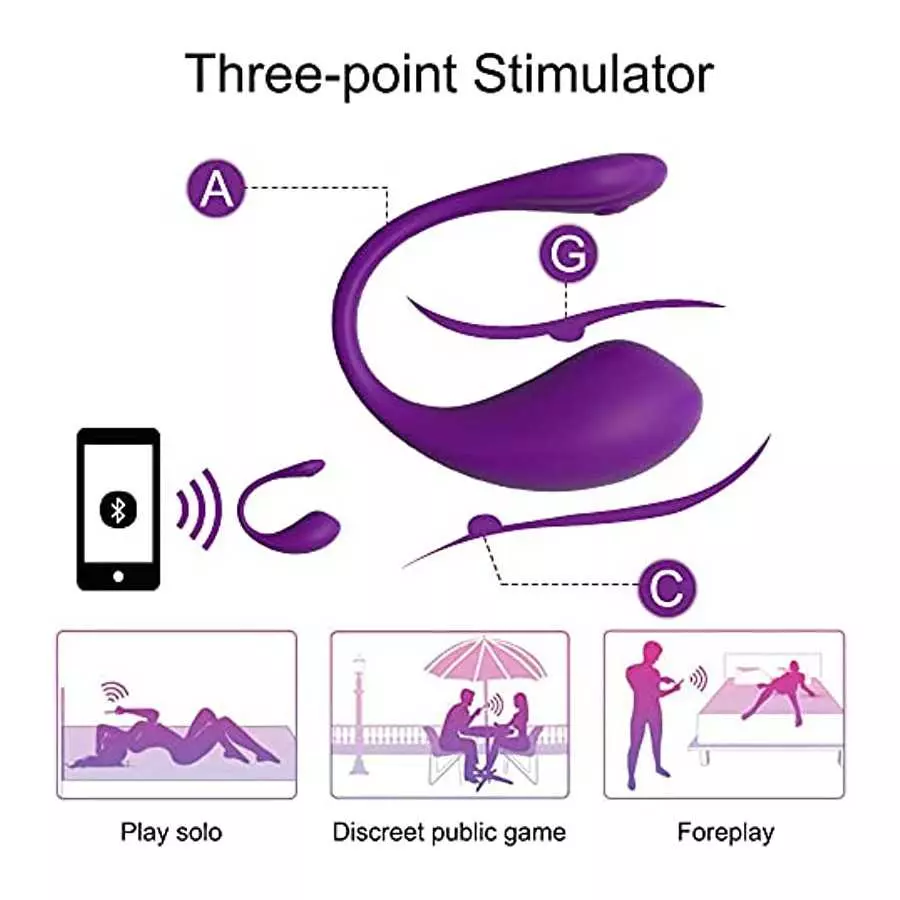 Bullet Vibrator for Women with APP Remote Control, Wearable Panty Vibertator for Couple 9 Powerful Vibration Modes, Waterproof R