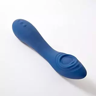 Pure Romance Bump & Grind | 10 Function G-Spot Vibrator with 3-Speed Thumper | Silky Silicone Vaginal Massagers with 2 Vibrating